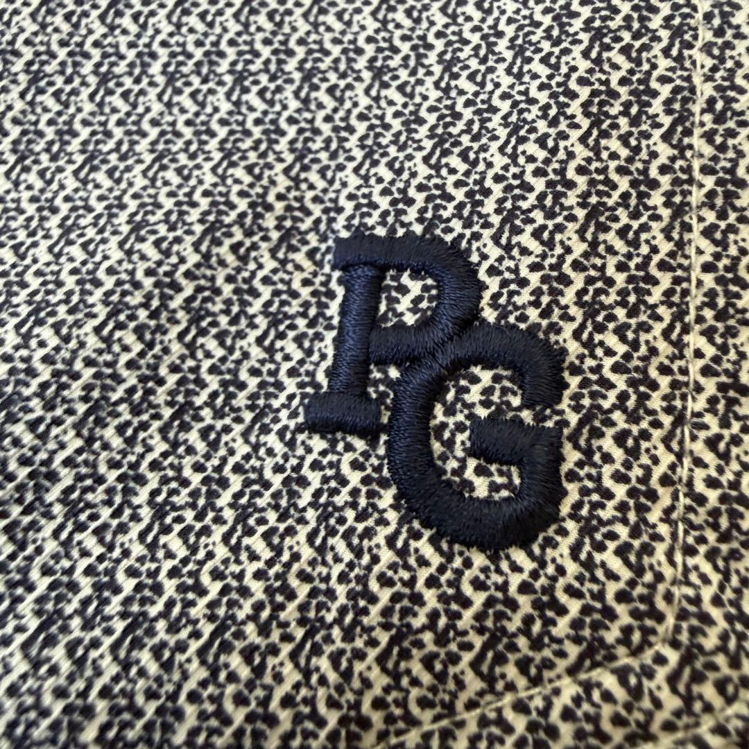 極美品　パーリーゲイツ　パンツ　総柄　S〜M相当　紺　ネイビー　ストレッチ　3