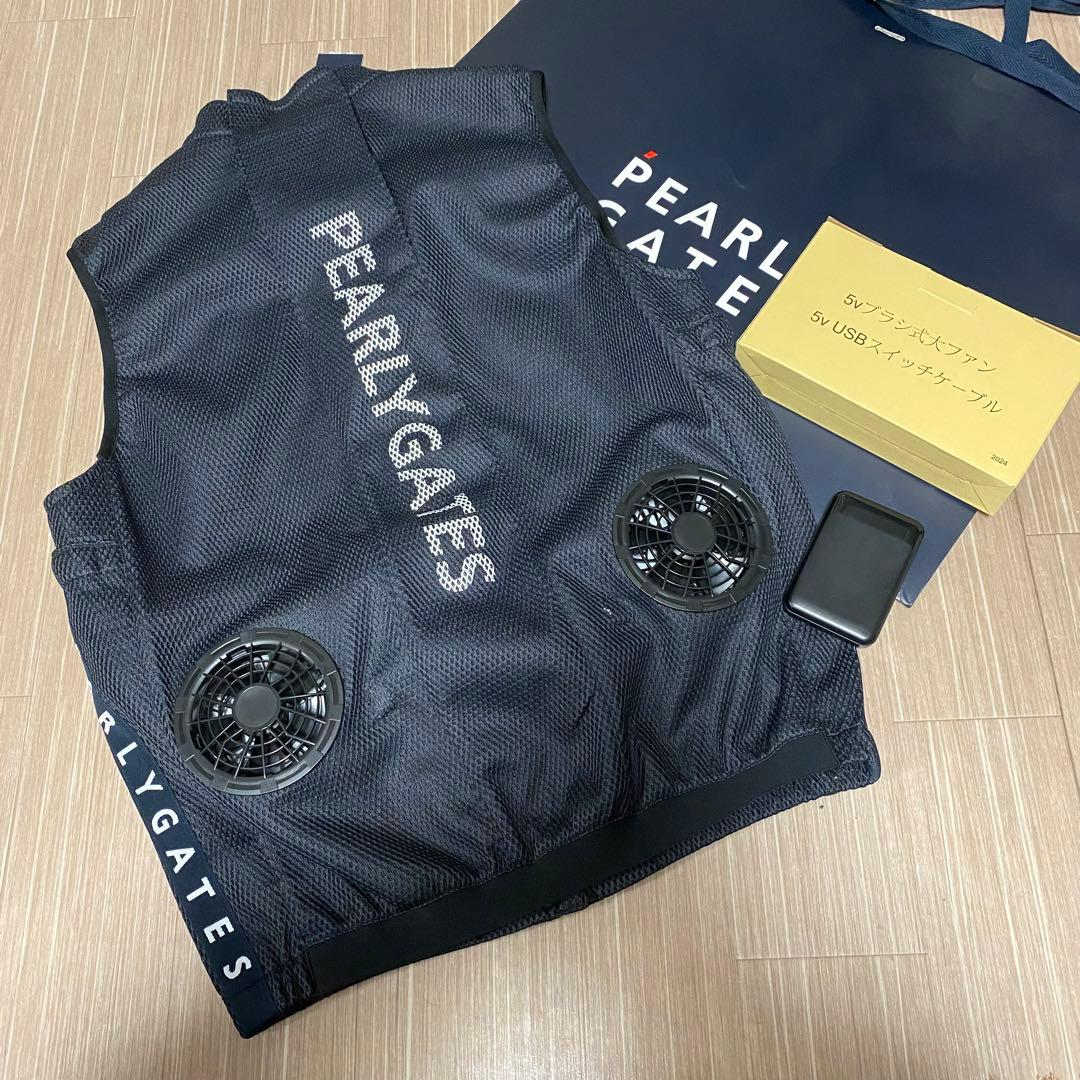 新品タグ付き　PEARLY GATES USBファン付きベスト Mサイズ