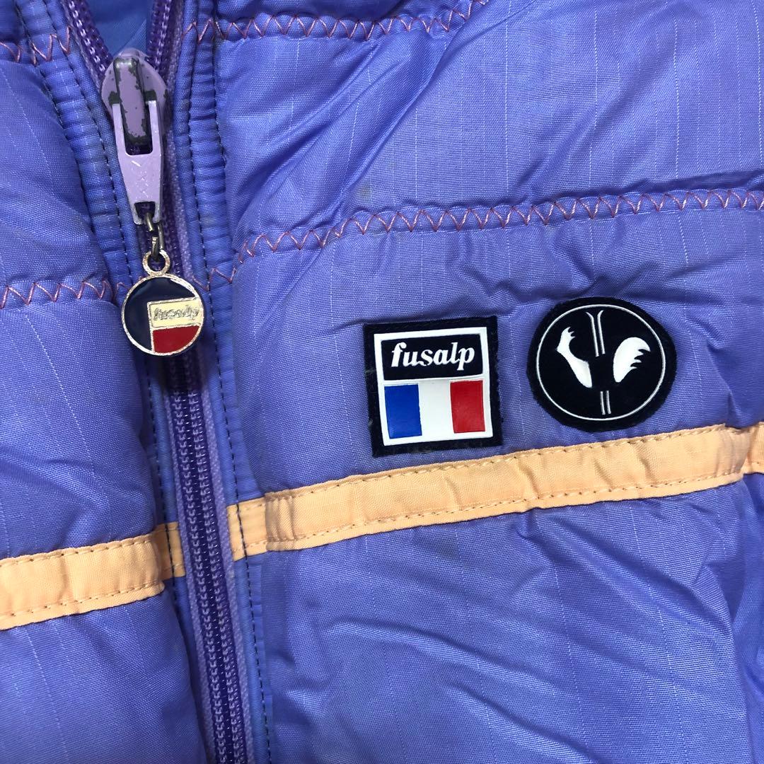 fusalp スキーウェアセット　Ｍ　パープル レトロ　ヴィンテージ