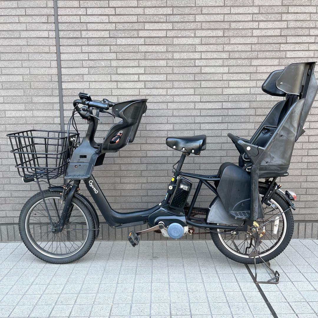 パナソニック 電動アシスト自転車 ギュットアニーズ 前後チャイルドシート付 黒