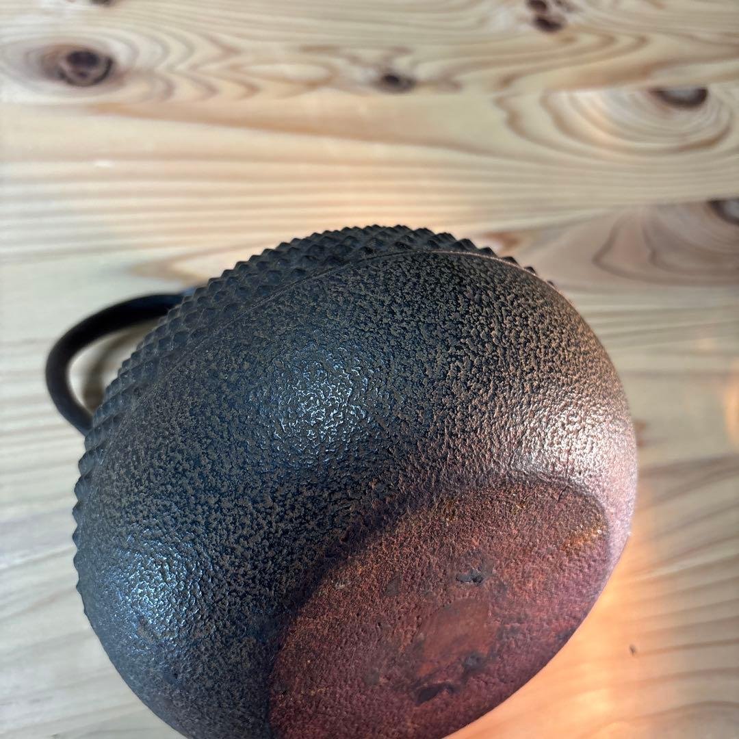昭和レトロ　南部鉄器　虎山工房　鉄瓶　骨董品