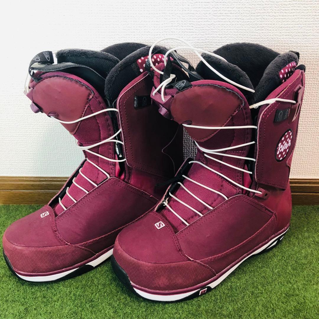 【美品】SALOMONスノボブーツ　サロモン　レディース