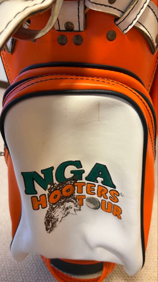 レア　Hootersロゴ付　ビンテージ　キャディバッグ HotZ社製