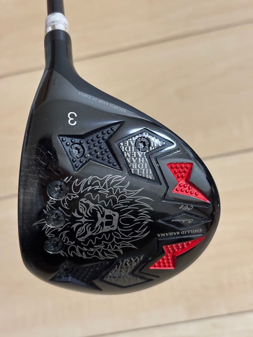 EMILID BAHANA 3番ウッド ヘッドカバー付き 美品
