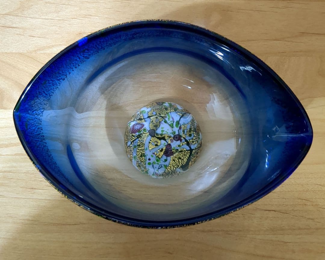 黒木国昭　金·プラチナ象嵌『光琳』ボウル