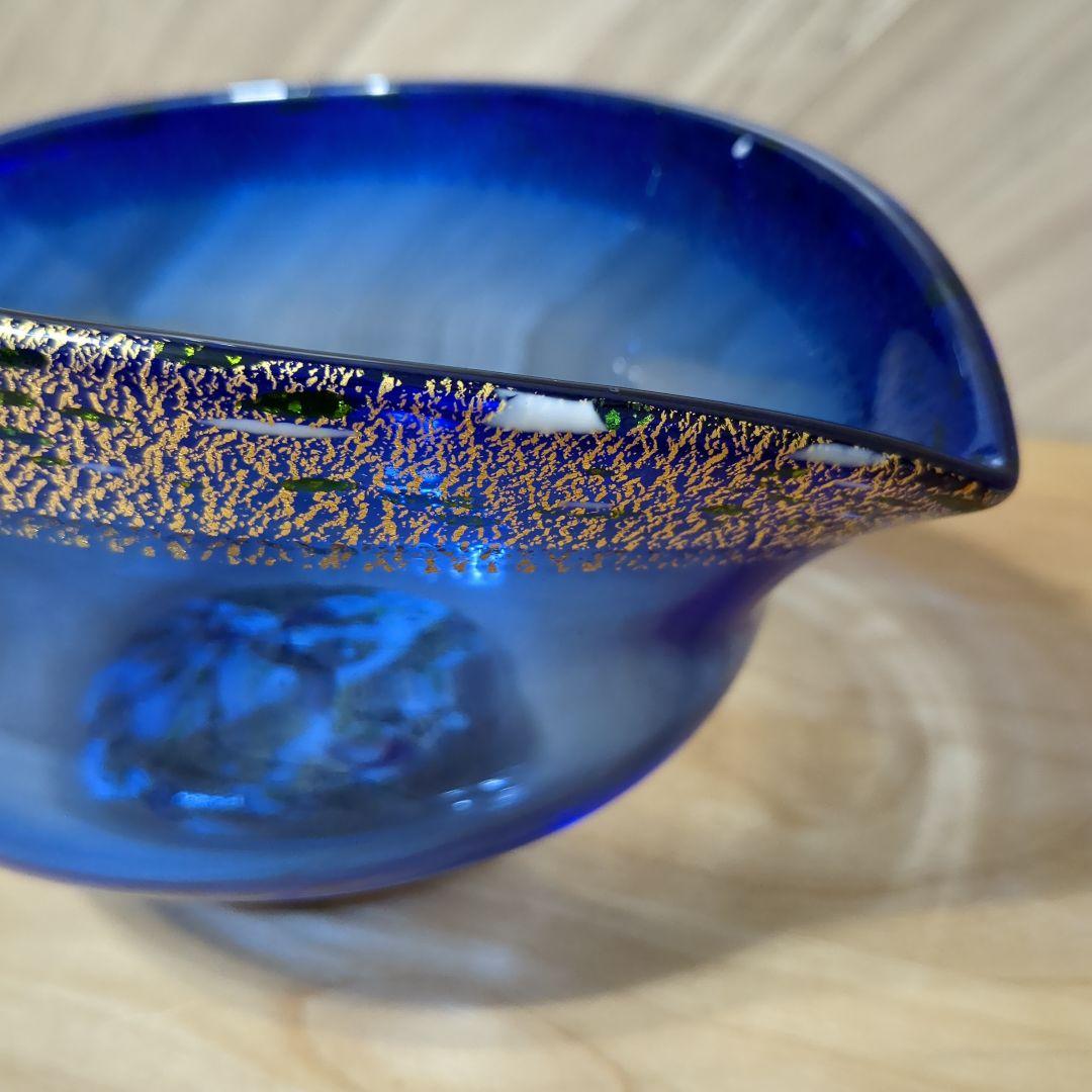 黒木国昭　金·プラチナ象嵌『光琳』ボウル