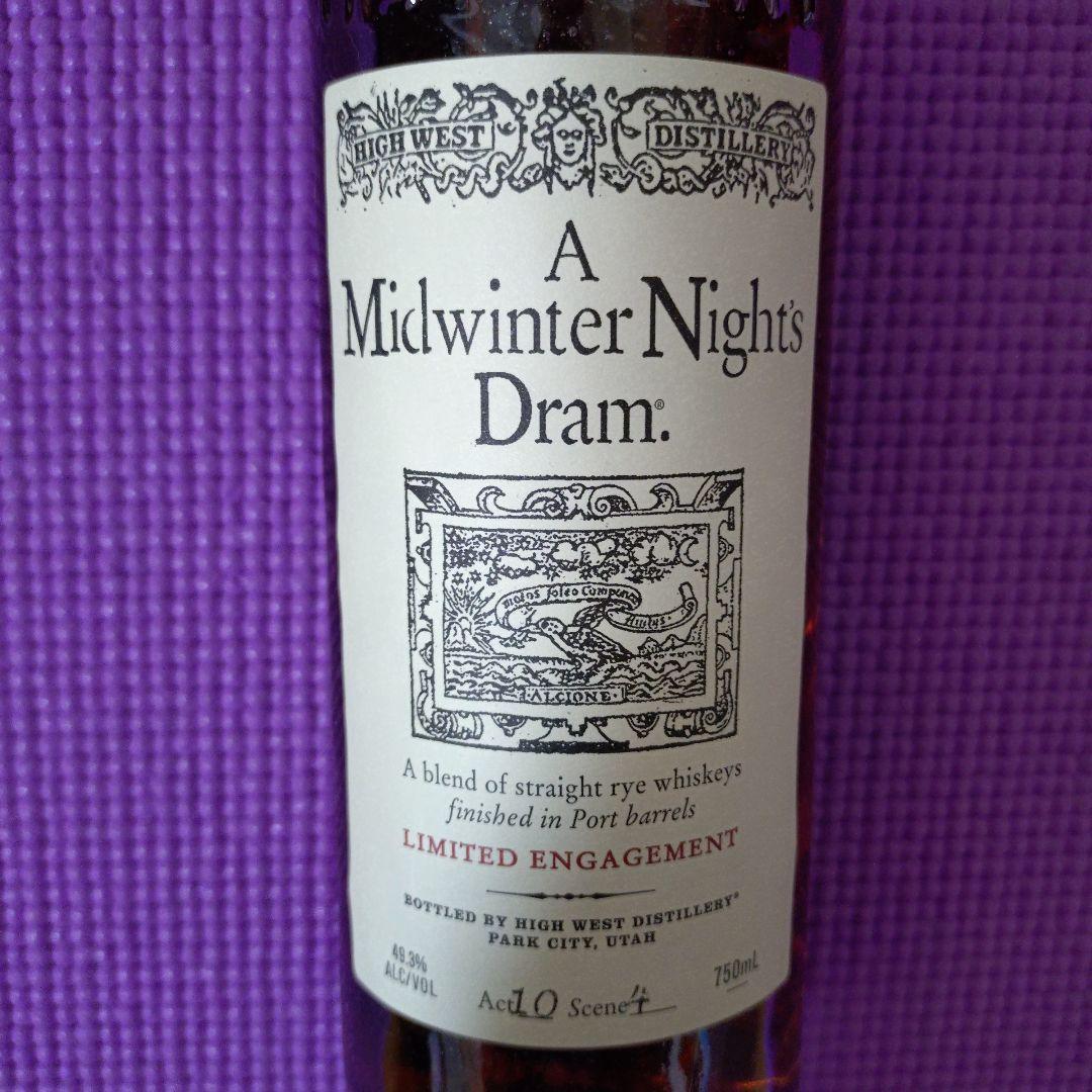 【ミッドウィンターナイトドラム】ウイスキー