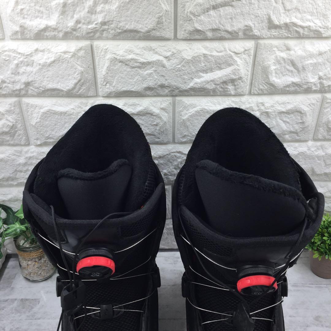 【美品】HEAD ヘッド ボア付き スノーボードブーツ 26.5 ブラック