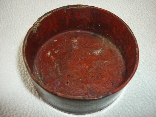 美品1800年前期 チャクリー王朝◆タイ タイルー族 漆器線彫り草花紋様 茶箱