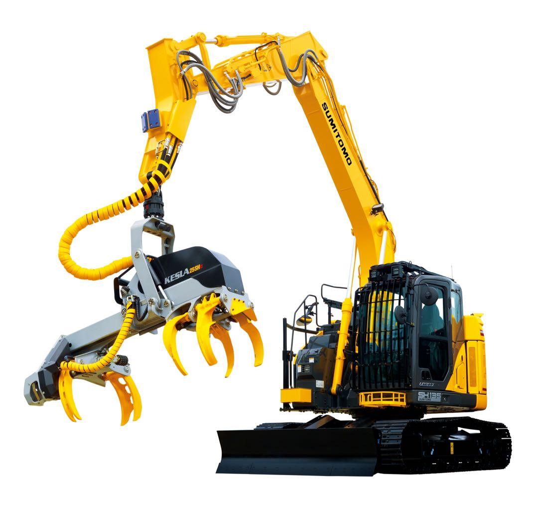 ⭐️非売品⭐️住友ショベルのミニチュア（SH 135-7 林業/グラップル仕様）