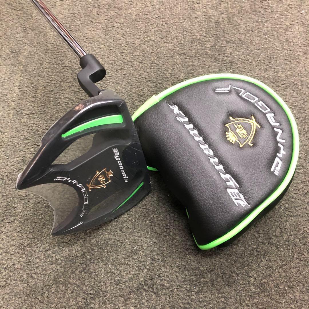 【左】☆極太グリップ＆大型ヘッドで安定感抜群のダイナミクスパター レフティ