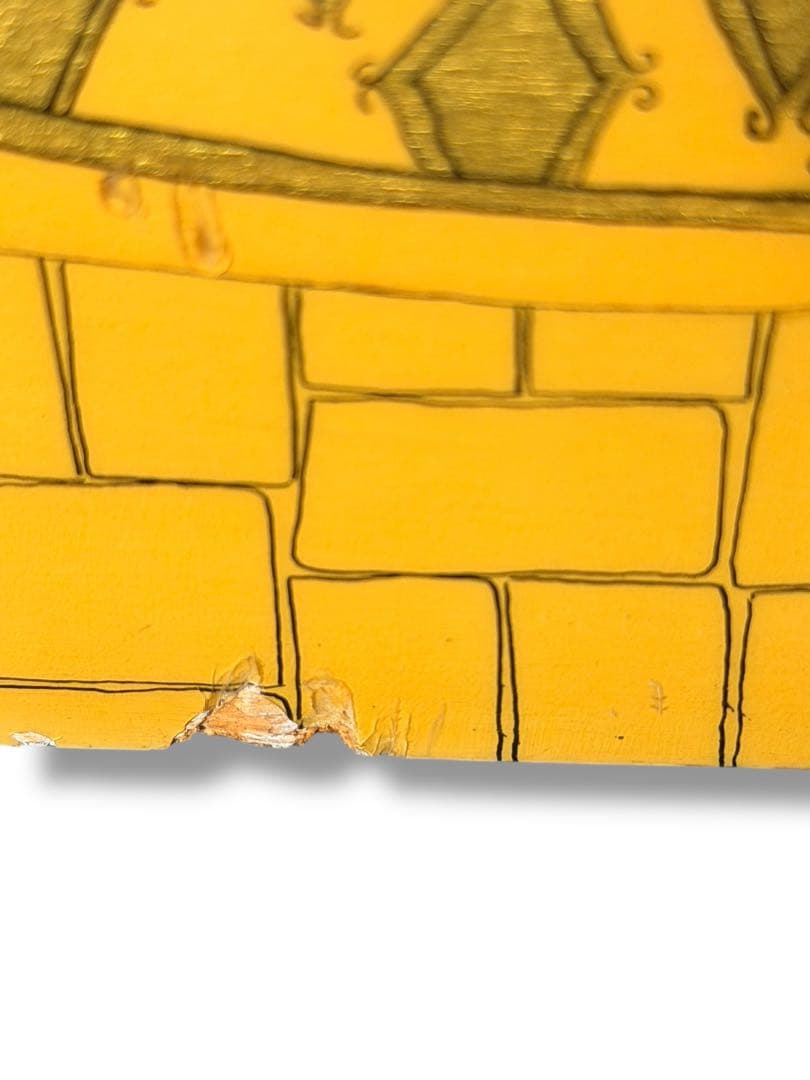 Michi Sgorbigno /木製アートパネル 中世風人物画 1970年代