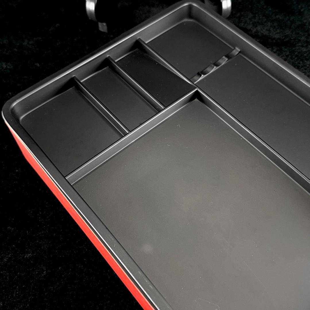 美品！ 堆朱 花文様 硯箱 文箱 幅29.5㎝