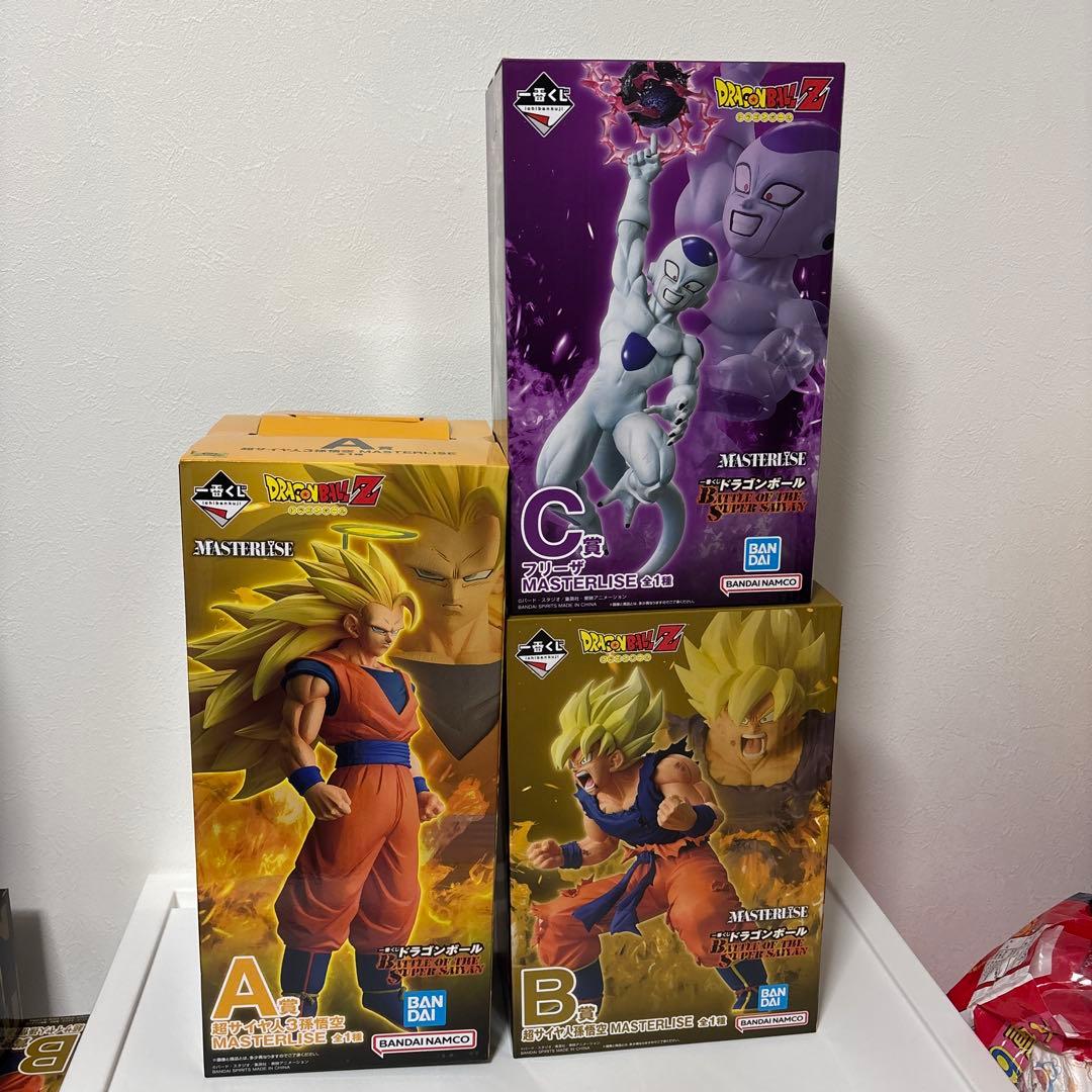 ドラゴンボール 一番くじ A賞 孫悟空3 B賞 孫悟空C賞 フリーザ 3体セット