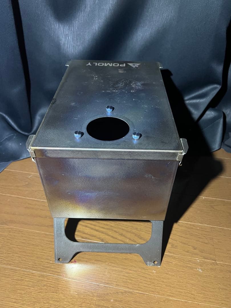 pomoly チタン薪ストーブ　T-BRICK Mini 使用2回