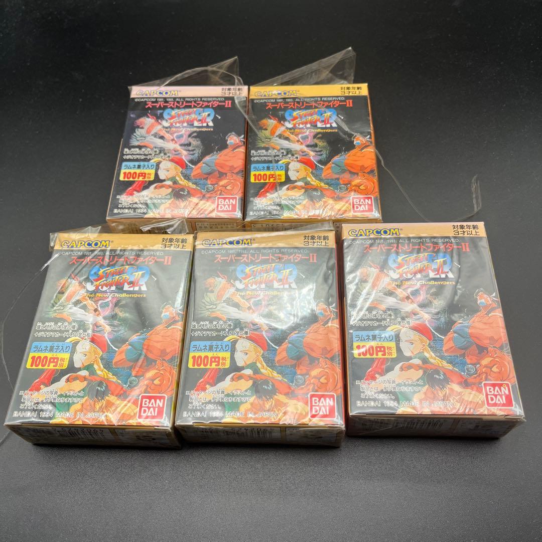 【当時物】箱　パネル付　CAPCOM ストリートファイター フィギュアセット