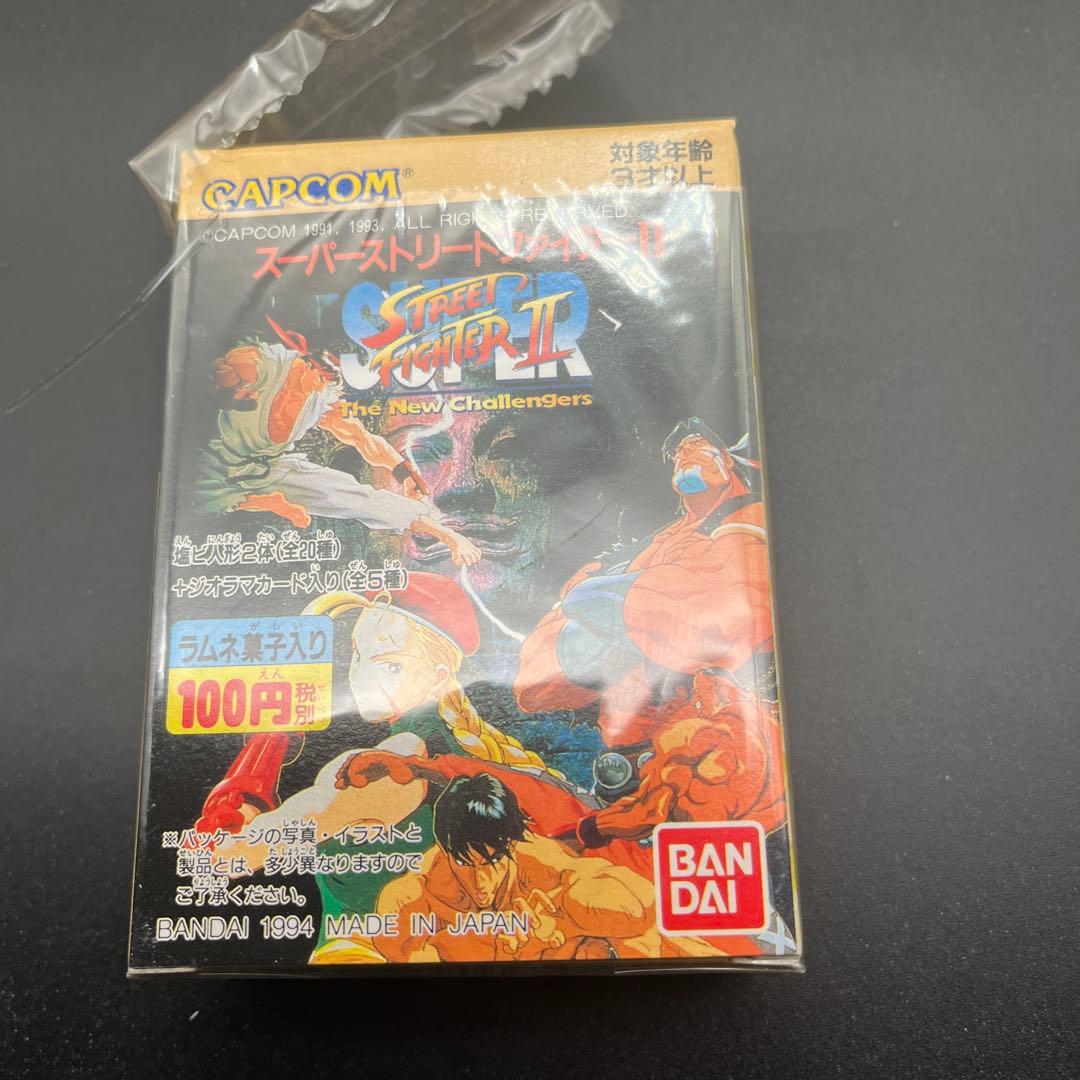 【当時物】箱　パネル付　CAPCOM ストリートファイター フィギュアセット