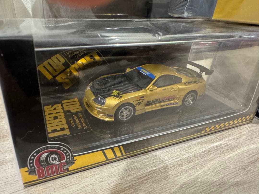 オートサロン　inno64 mini GT 80 スープラ　R34 ミニカー