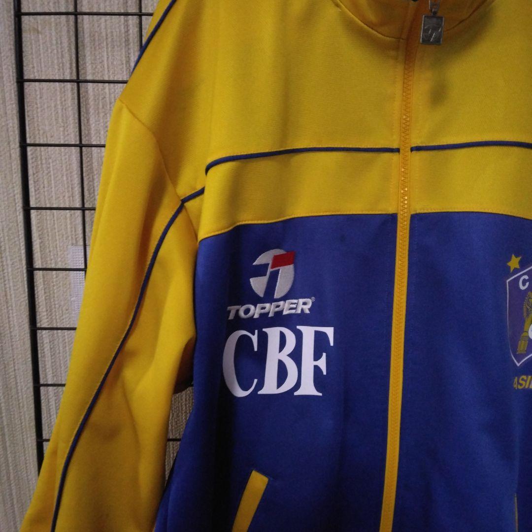 トッパーCBF 86年WMブラジル代表選手型 ジャージ上下セットM。パンツ付き