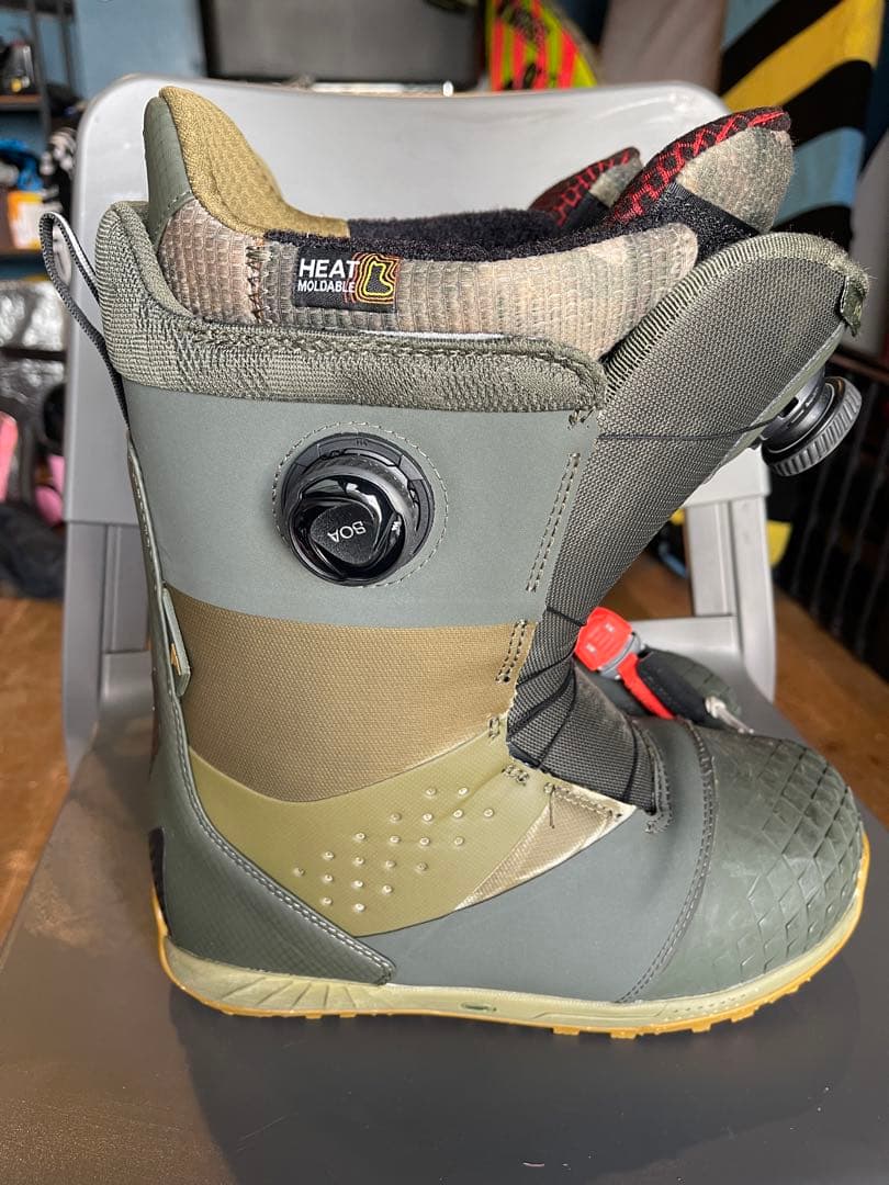 バートン　ION スノーボードブーツ 男性用 グレー/オリーブ