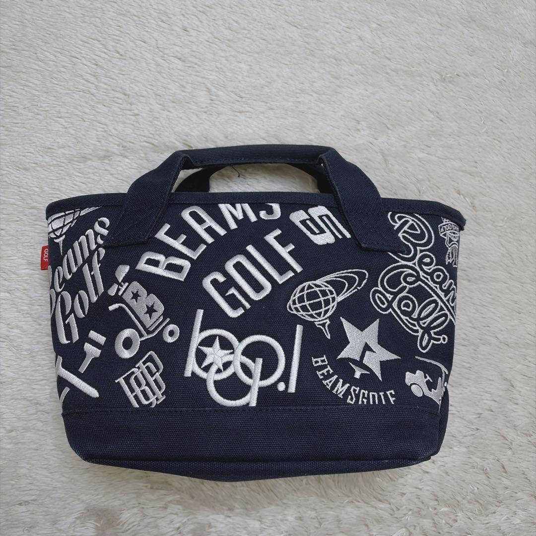 BEAMS GOLF ビームスゴルフ カートバッグ ハンドバッグ ネイビー 渋野