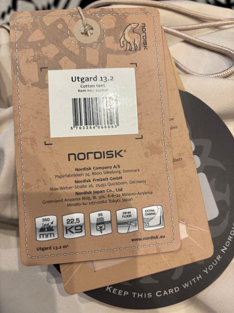 テント・タープ UTGARD 13.2 TECHNICAL COTTON TENT