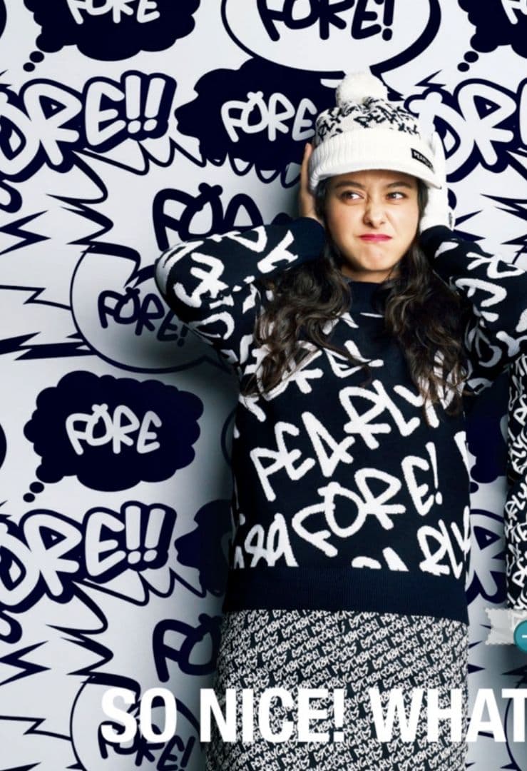 【新品未使用】PEARLY GATES ロゴスカート防寒 蓄熱 裏地付