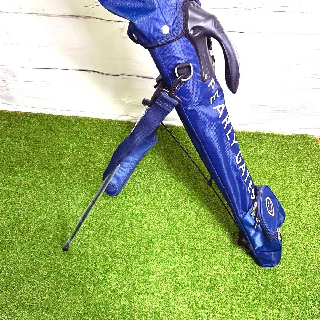 極美品 パーリーゲイツ キャディバッグ 軽量 セルフスタンド ゴルフクラブケース