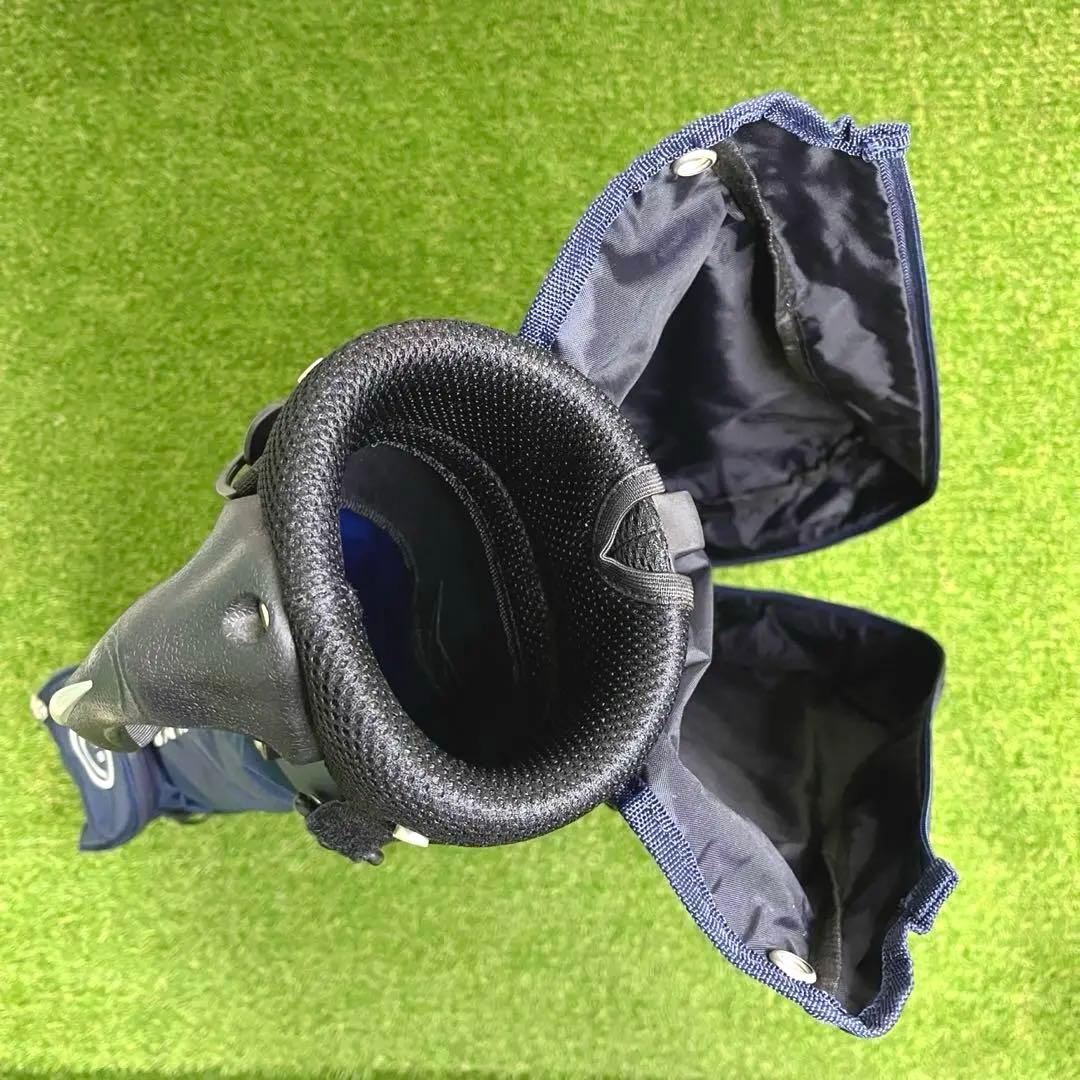 極美品 パーリーゲイツ キャディバッグ 軽量 セルフスタンド ゴルフクラブケース