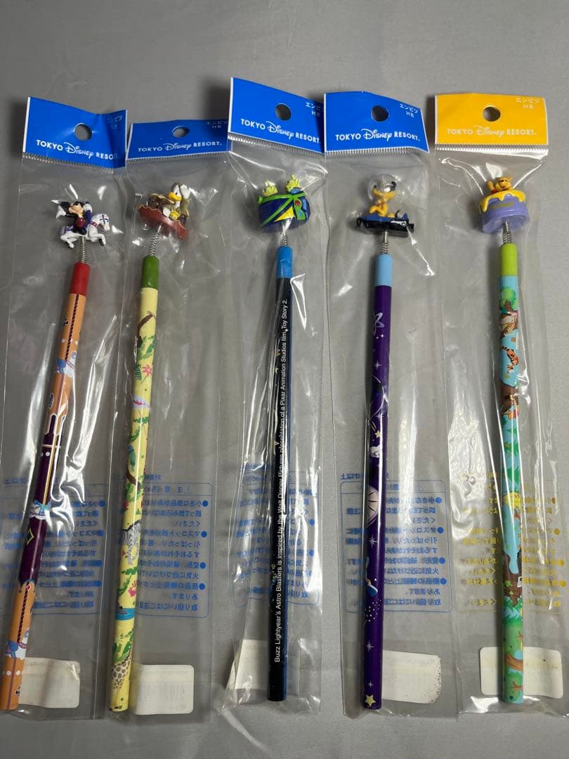 激レア　入手困難商品　ディズニー　レトロ　鉛筆　えんぴつ　5本セット