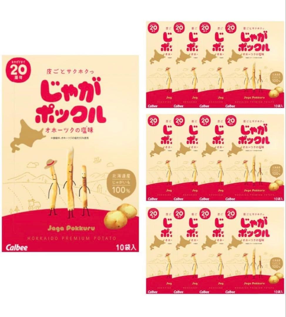 じゃがポックル　オホーツクの塩味 12箱