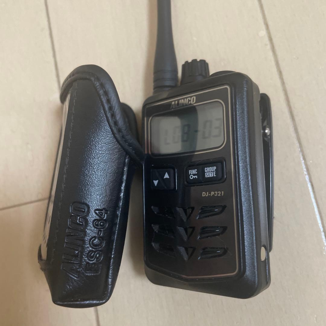 ALINCO DJ-P321BL アルインコ 特省トランシーバー　ヘッドセット