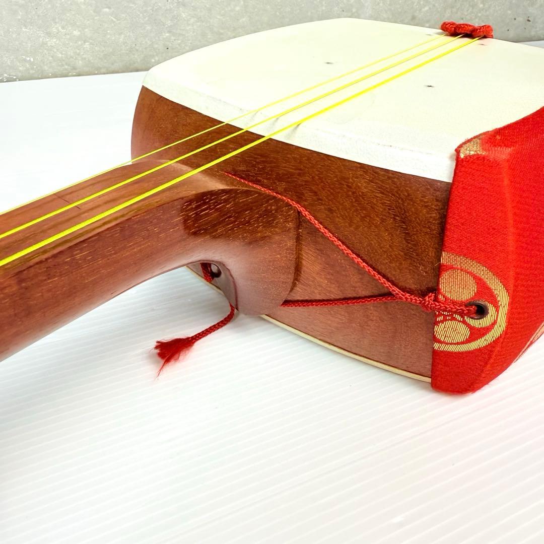 三味線 細棹 駒・バチ付き 和楽器 長唄 小唄 和楽器