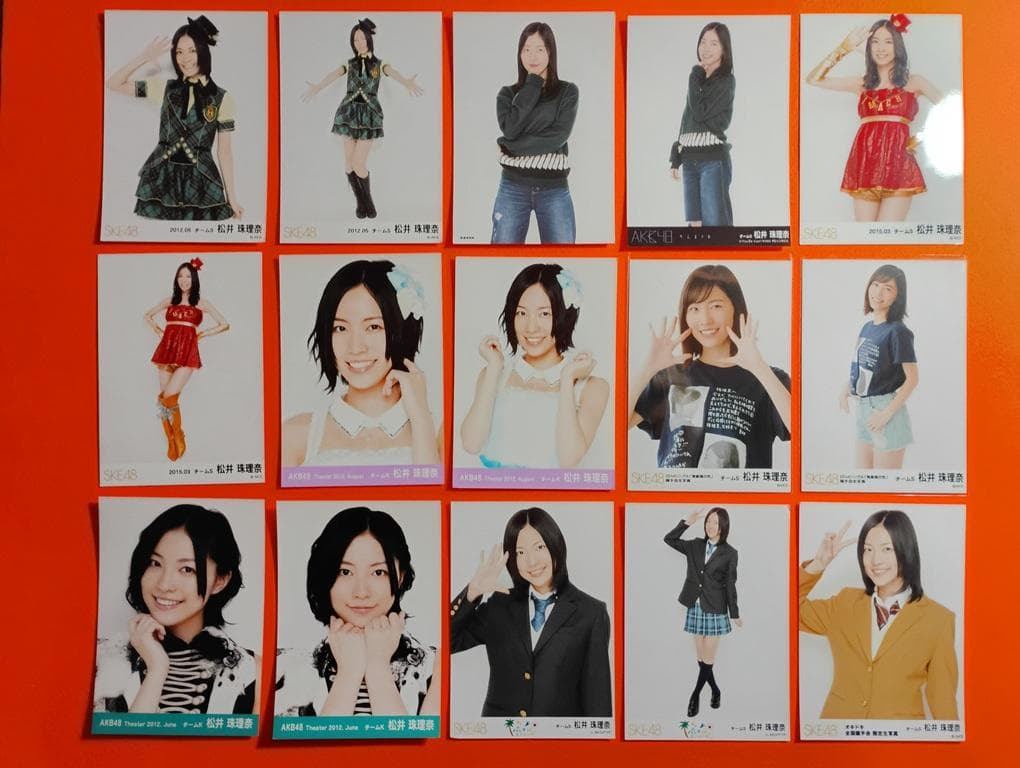 SKE48 松井珠理奈 147枚+α 生写真(管理No.S-119-01)