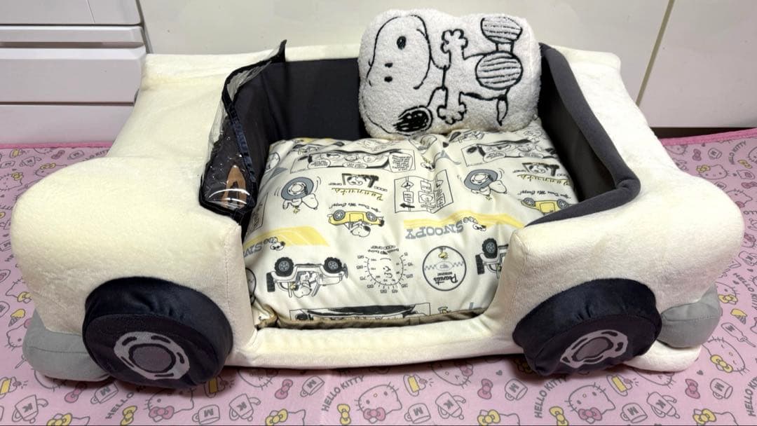 [[最終価格]] ペットパラダイス　スヌーピーベッド　マイカーカドラー　ハウス