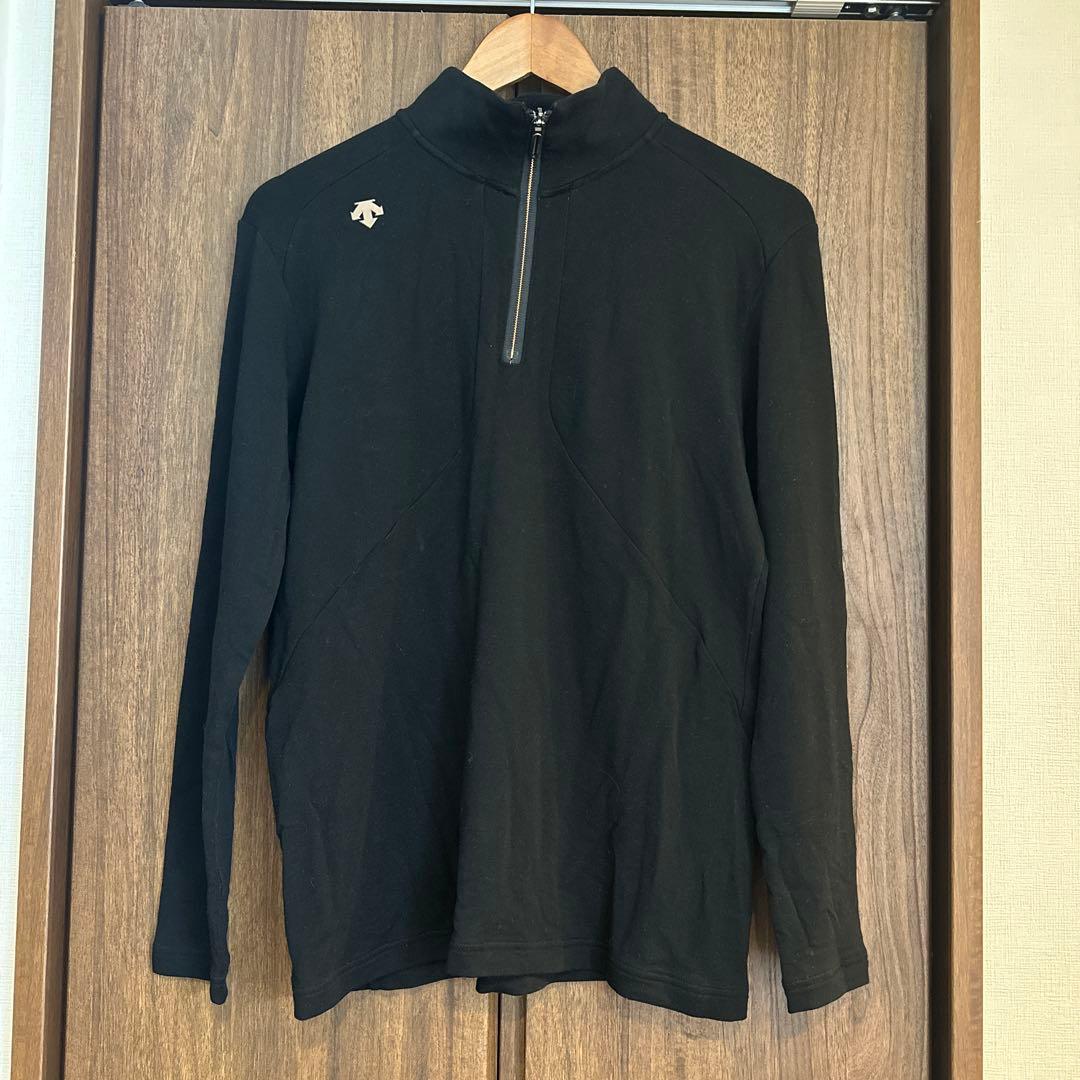 DESCENTE ゴルフ用　長袖ハーフジップ Mサイズ