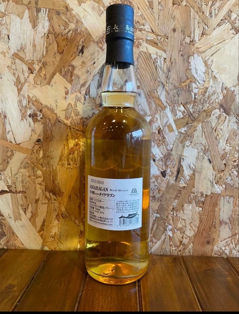 限定品 小林さんちのメイドラゴン ウイスキー ノンチルフィルタード アニメボトル