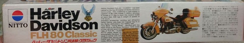 【レア・未組立】ニットー 1/12 ハーレーダビッドソン FLH80 クラシック