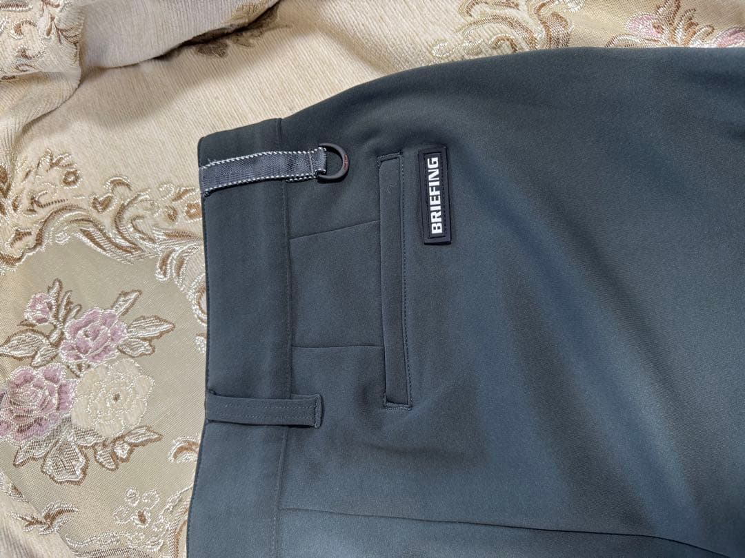 ブリーフィング 3D LOGO SLIM PANTS　スリムパンツ Mグレー美品