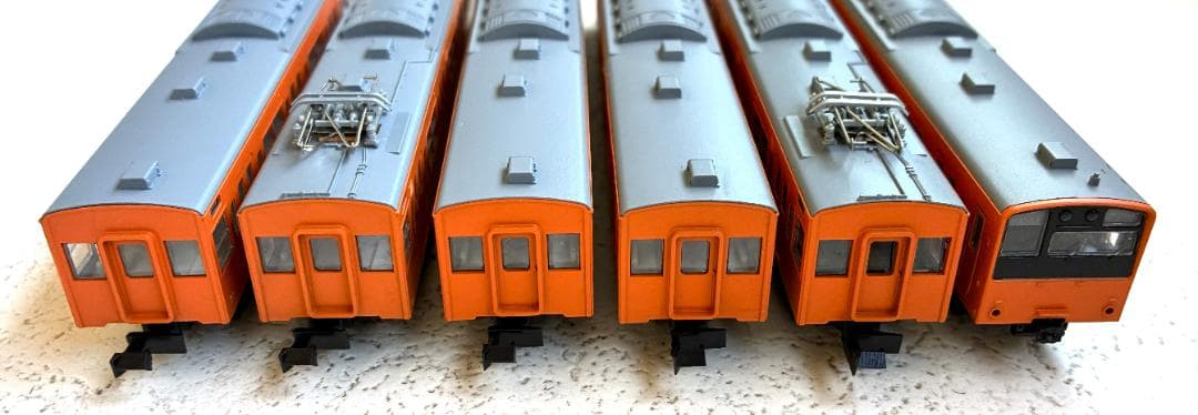 Nゲージ KATO 201系 試作車 6両セット ＋ 2両　オレンジ