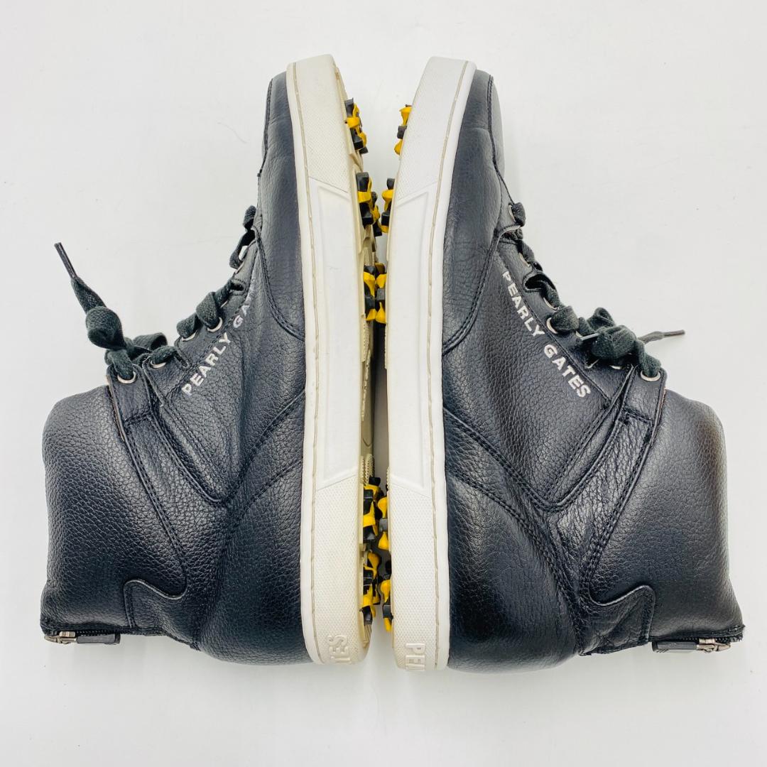 PEARLY GATES ゴルフシューズ ハイカット レースアップ バックジップ