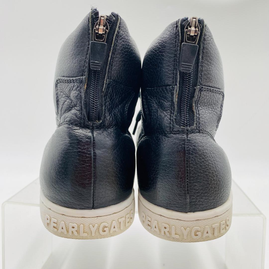 PEARLY GATES ゴルフシューズ ハイカット レースアップ バックジップ