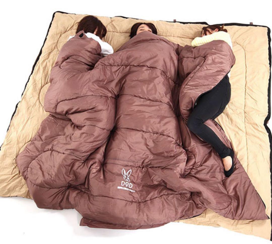 【美品】DOD わがやのシュラフ S4-511 4人用