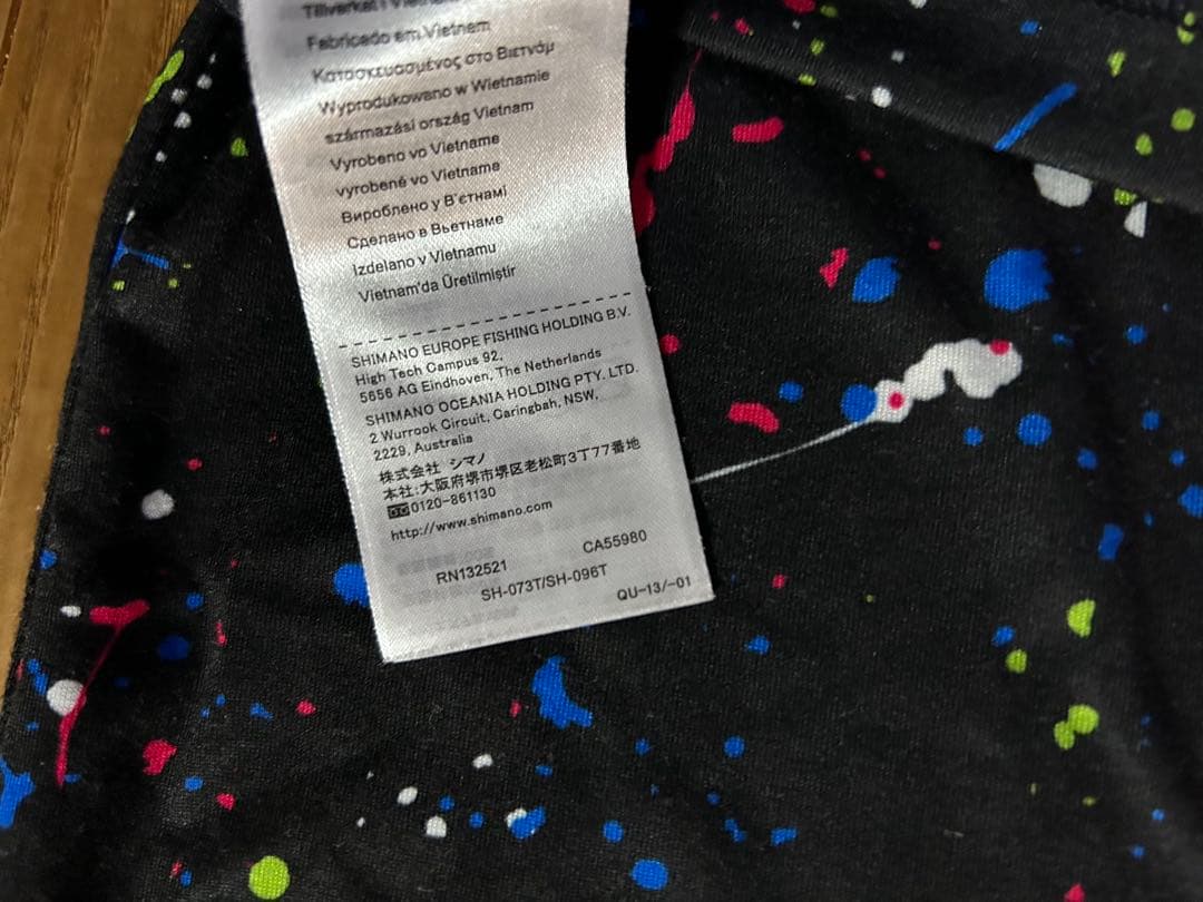 シマノ ロイヤルスプラッタープリントTシャツ 2XL