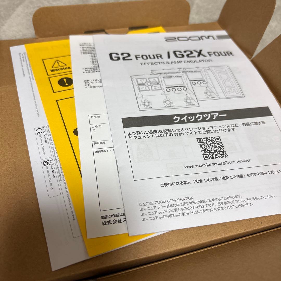 ZOOM G2 FOUR ギターエフェクター 本体