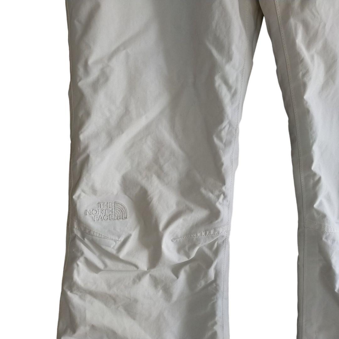 【高機能】US ノースフェイス HYVENT スノーボード パンツ 白 XS