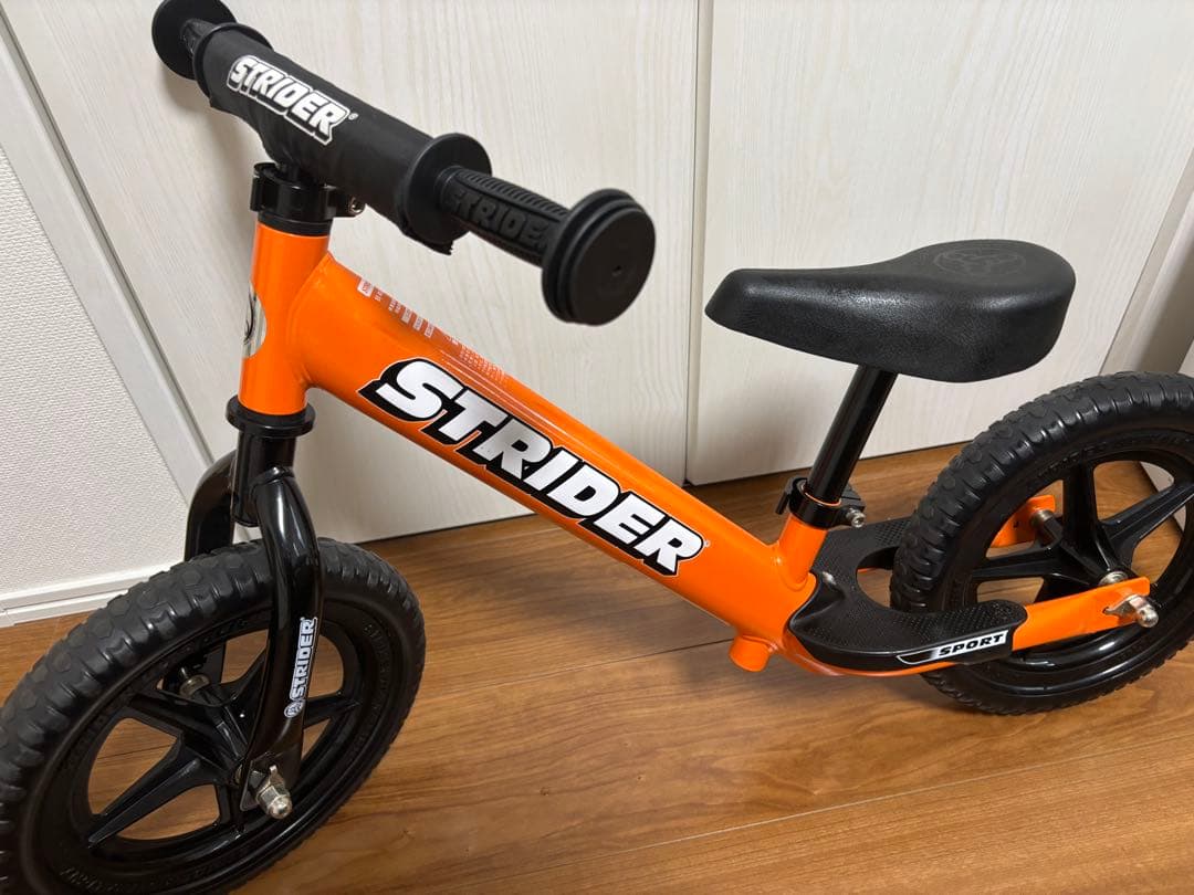 【美品】STRIDER 12 Sport バランスバイク オレンジ