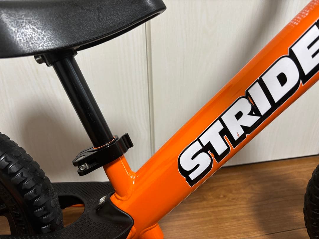 【美品】STRIDER 12 Sport バランスバイク オレンジ