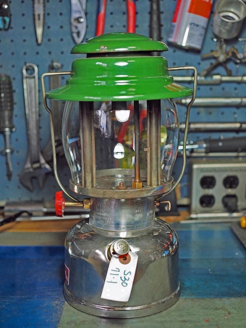 燃焼絶好調コールマン最強ランタン！ 635 ランタン 1971年1月製　s30