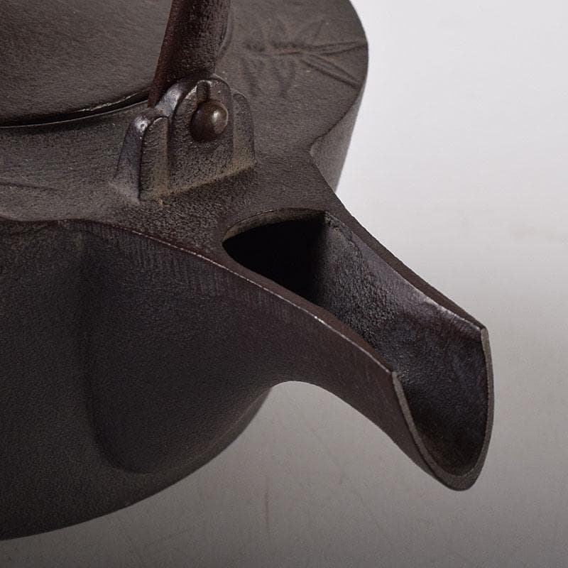 luchiha 　高橋敬典作　竹地文　銚子　蓋二種付　共箱　7855C